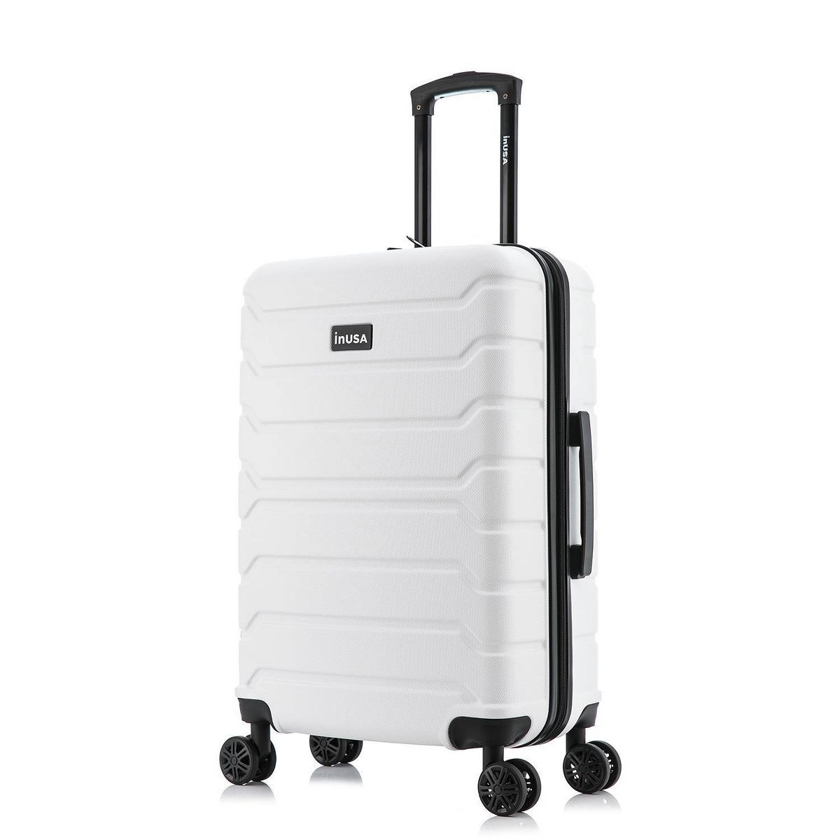 InUSA Trend Lightweight Hardside Medium Checked Spinner Suitcase | Target