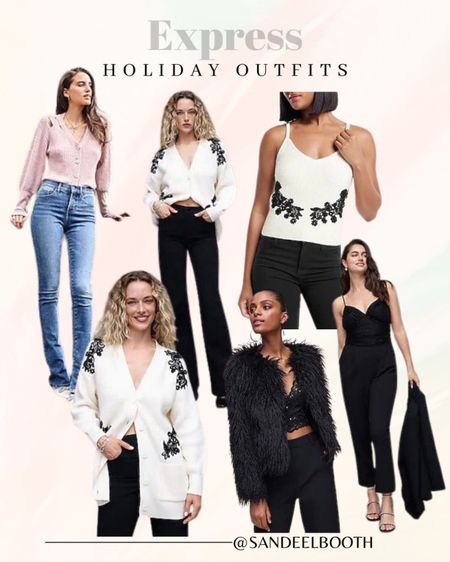 Express holiday outfits, holiday dresses 

#LTKHoliday #LTKstyletip