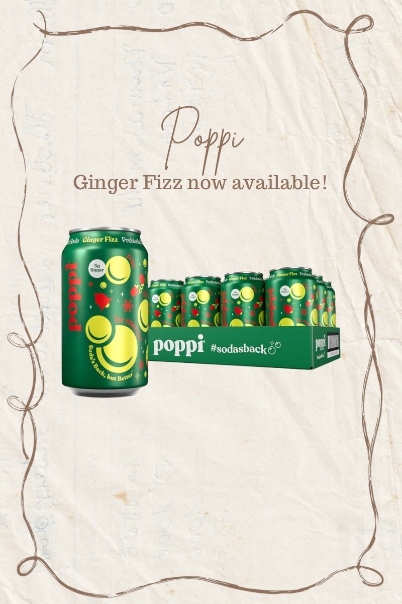 The new Poppi flavor is out now! Get it while you can! 

Ginger fizz 
Amazon find



#LTKSeasonal #LTKHoliday #LTKmomlife