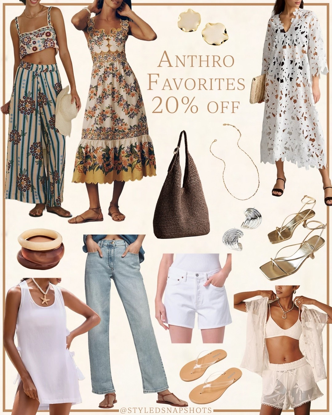 Last chance to use code KENDALL20 for 20% off $100+ at Anthro 