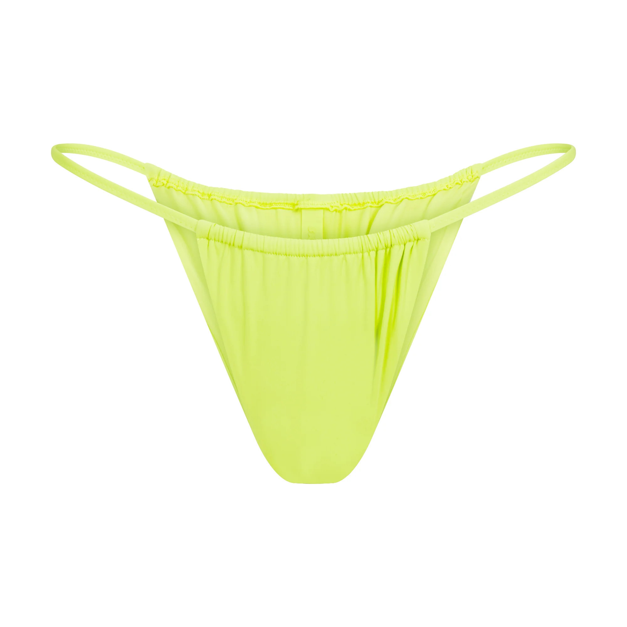 SKIMS String Bikini Bottom | Green | Medium | Signature Swim | SKIMS (US)