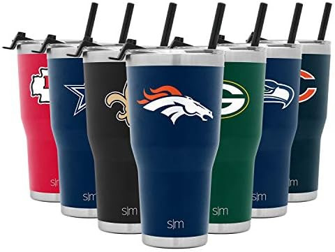Simple Modern NFL Pittsburgh Steelers 30oz Insulated Cruiser Tumbler with Straw Lid | Amazon (US)