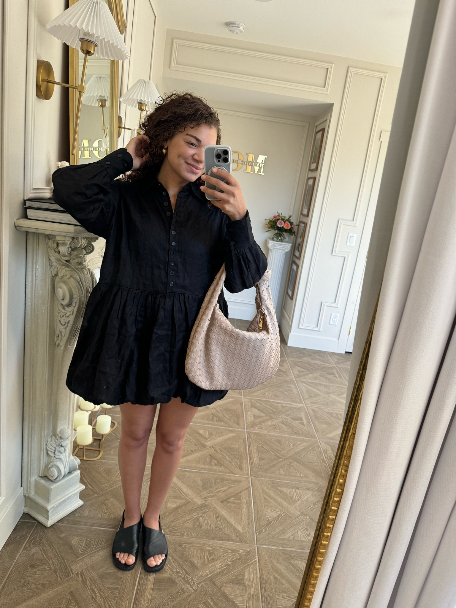 I love this linen dress from Dissh! Paired with leather sandals and a woven leather bag, it makes for a perfect classic warm weather outfit. Shoes and bag are from TJMaxx, linking similar!

#LTKSeasonal #LTKfindsunder100