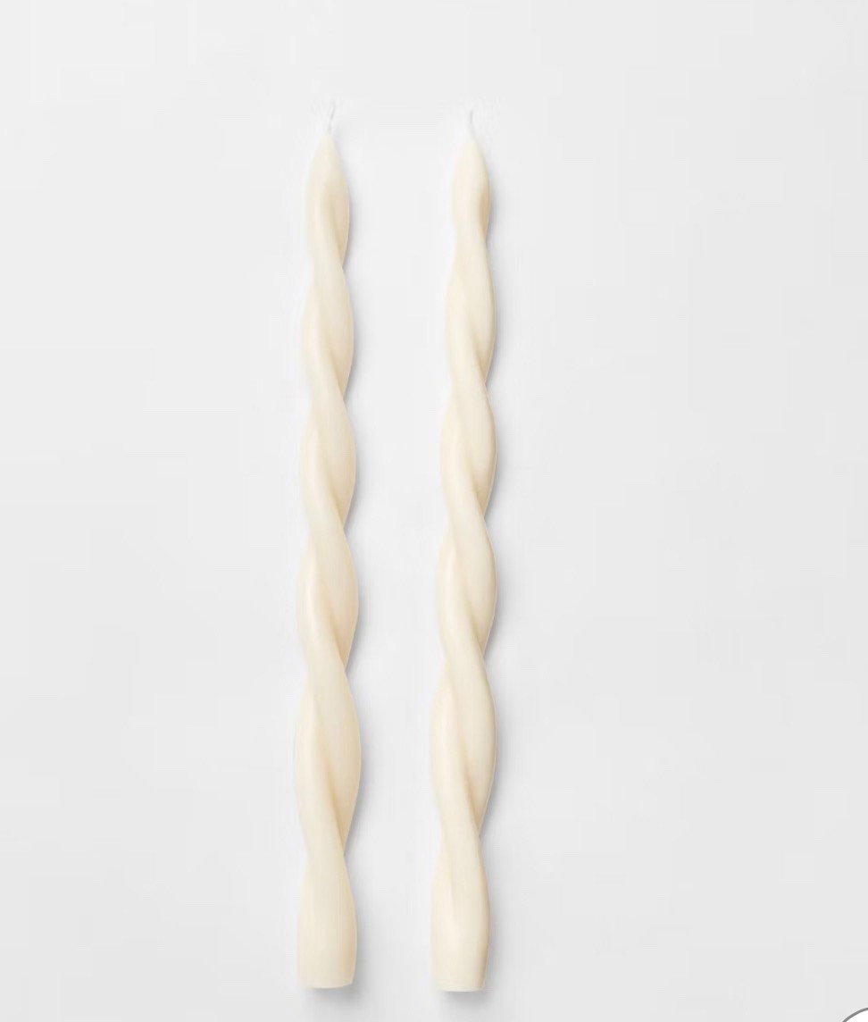 2pk Taper Cream Twist - Threshold™ Designed with Studio McGee

#LTKselfcare #LTKSeasonal #LTKHome