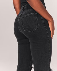 Curve Love Ultra High Rise 90s Straight Jean | Abercrombie & Fitch (US)