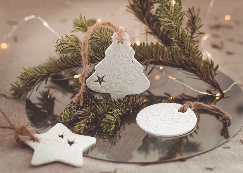 Minimalist Christmas Decorations Set of 3 Christmas Tree - Etsy | Etsy (US)