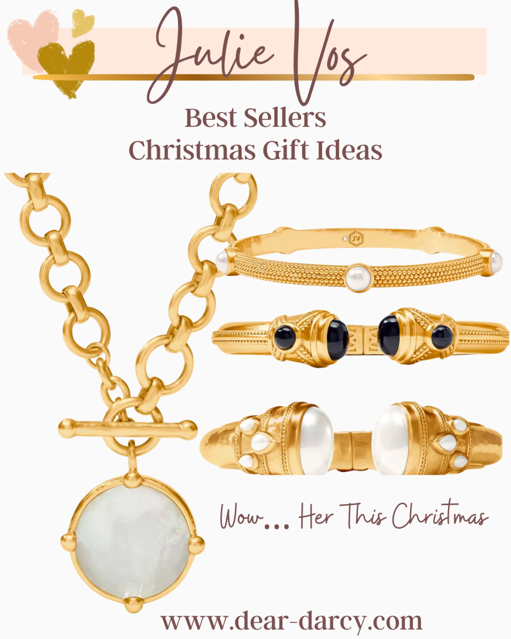 Christmas gift ideas that will wow her this Christmas 🎄 🎁

With Julie Vos Best sellers 

Honey bee Demi in Pearl 
Cabochan bangle in pearl 
Cabochan mini Demi in Black 
Cannes hung cuff in Pearl 

#LTKGiftGuide