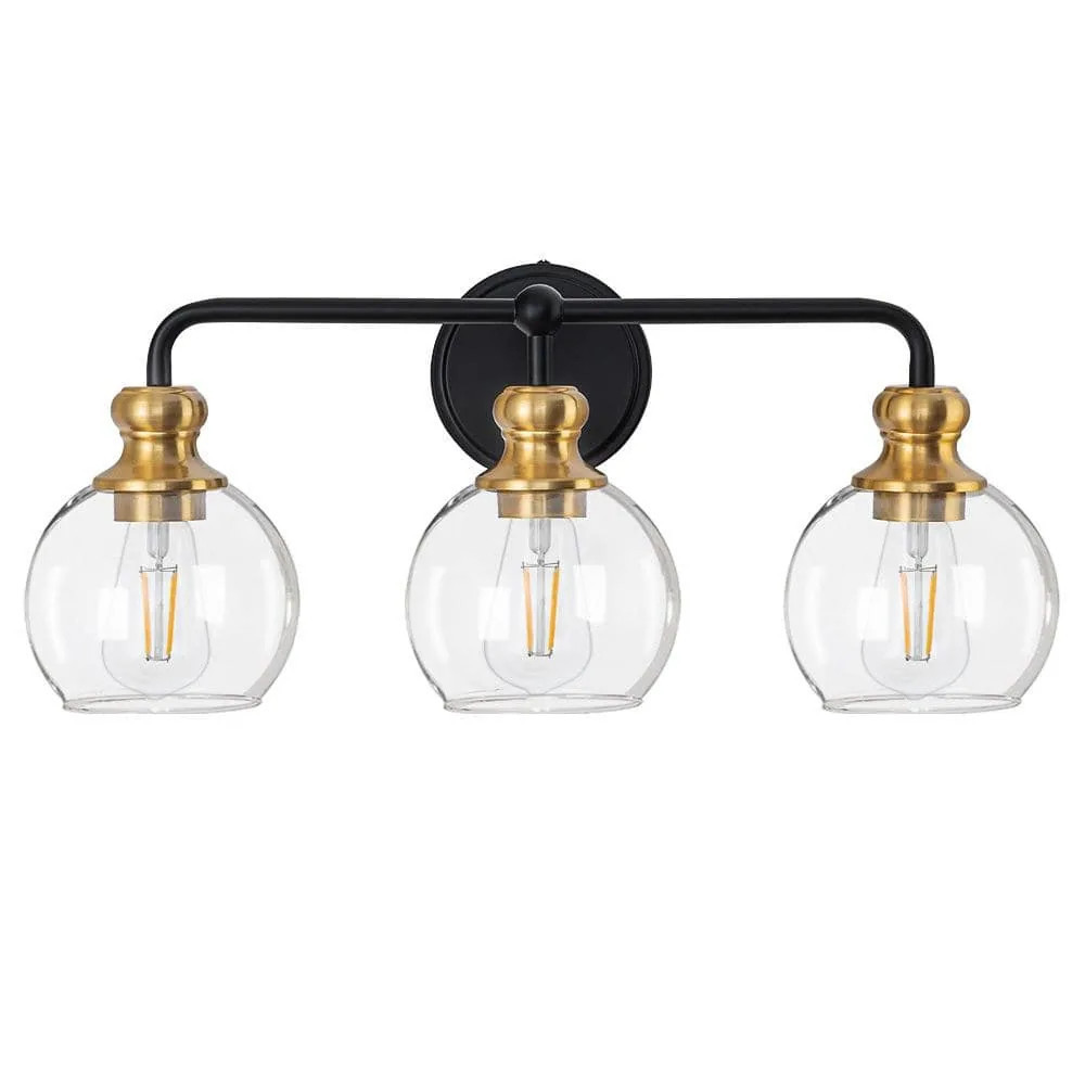 Brio Irvine - Light Black And Gold Wall Sconce one_size | 3056-3B | Lowe's