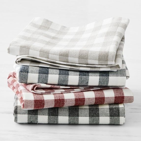 Gingham Towels, Set of 4 | Williams-Sonoma