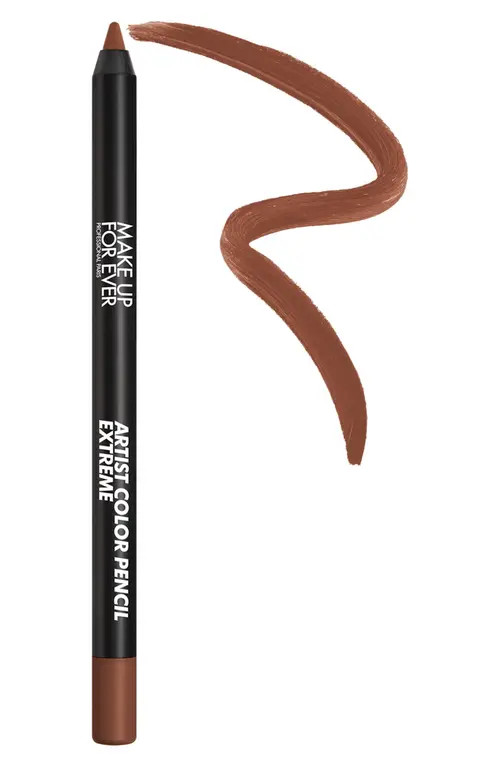 Make Up For Ever Artist Color Pencil Extreme Waterproof Lip Liner in 608 - Limitless Brown at Nordstrom | Nordstrom
