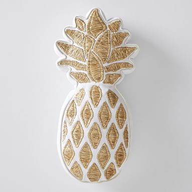 Lilly Pulitzer Pineapple Pillow | Pottery Barn Kids