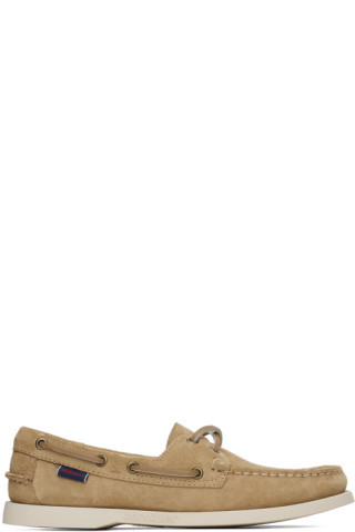 Beige Portland Flesh Out Boat Shoes | SSENSE
