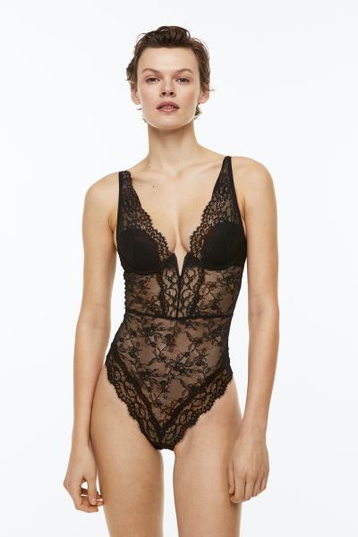 Padded-cup lace body | H&M (US)