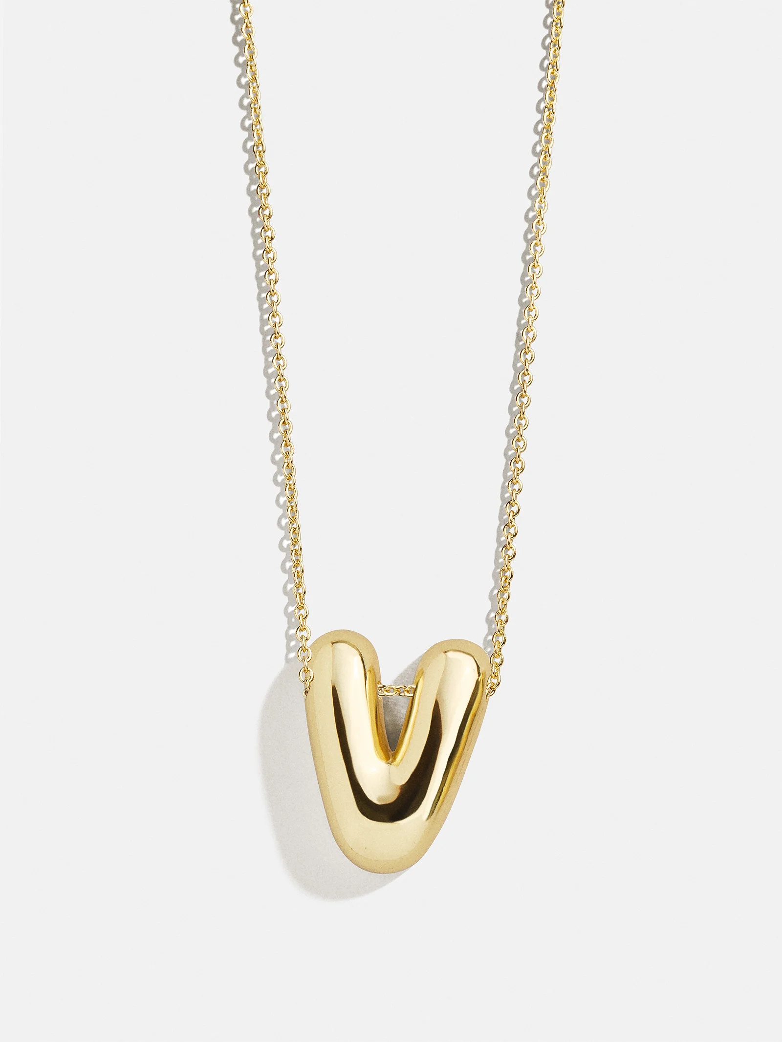 Kids' Bubble Initial Necklace - Gold | BaubleBar