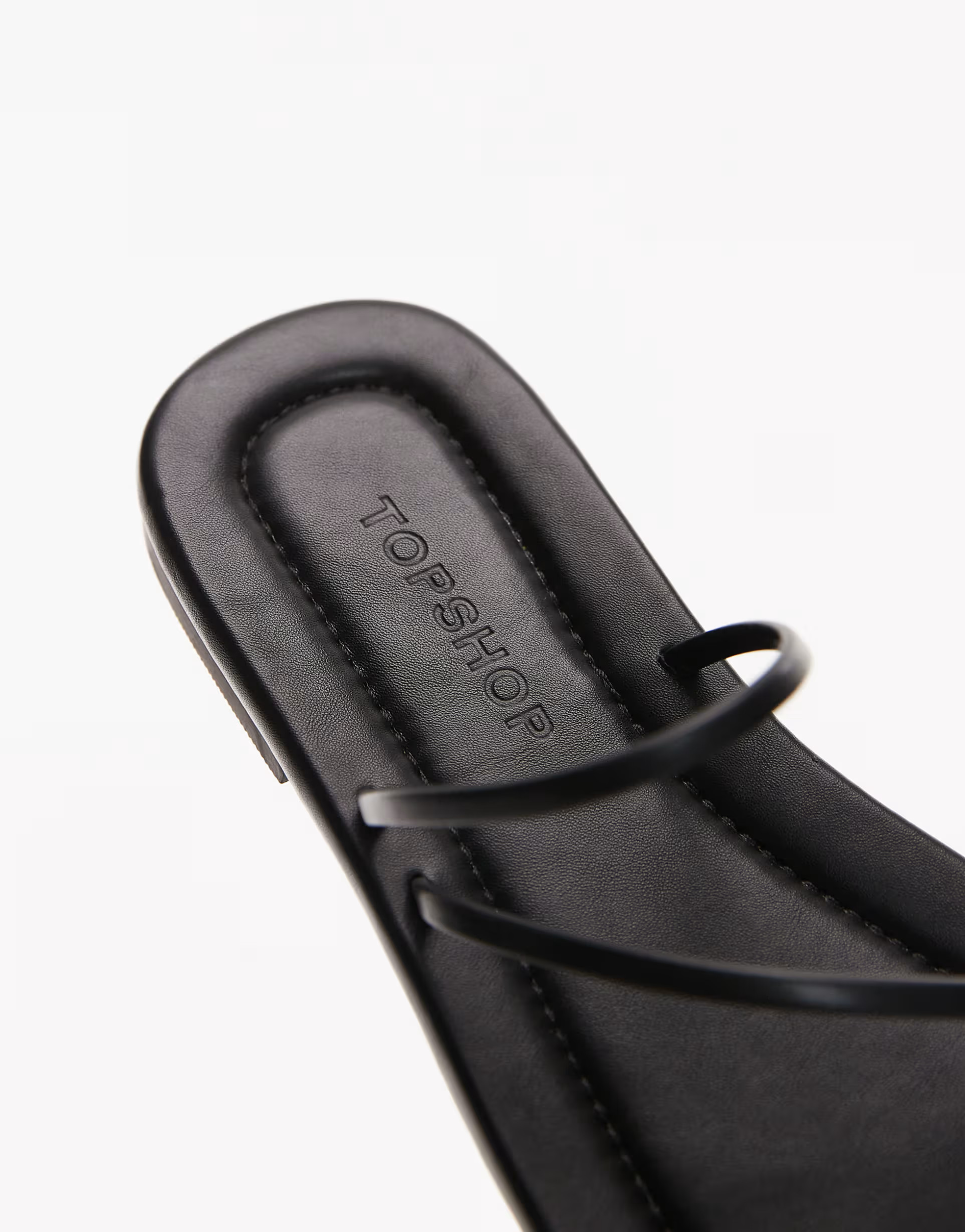 Topshop Jasper minimal sandal in black | ASOS | ASOS (Global)