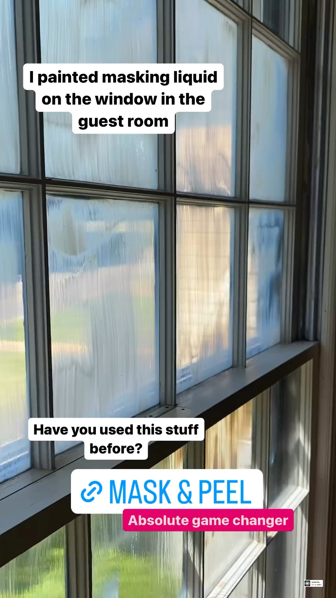 I will be able to paint the wood, then get the most satisfying peeling moment ever and NO SCRAPING the glass!!! 🙌🏼

#LTKVideo #LTKhome