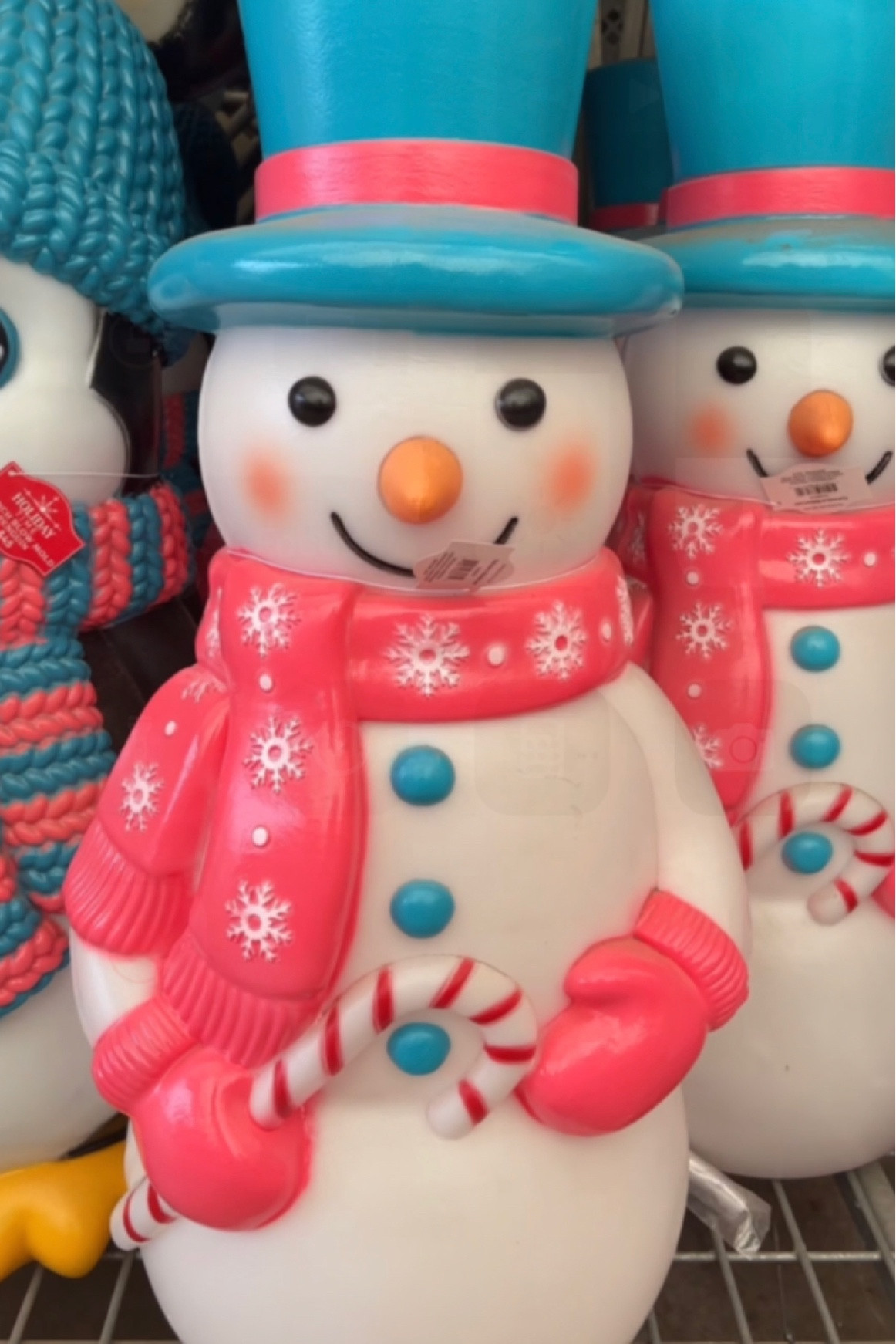 The cutest Pyrex colored Blowmold snowman you’ve ever seen. She’s 32” tall.

#LTKCyberWeek #LTKHoliday #LTKSeasonal