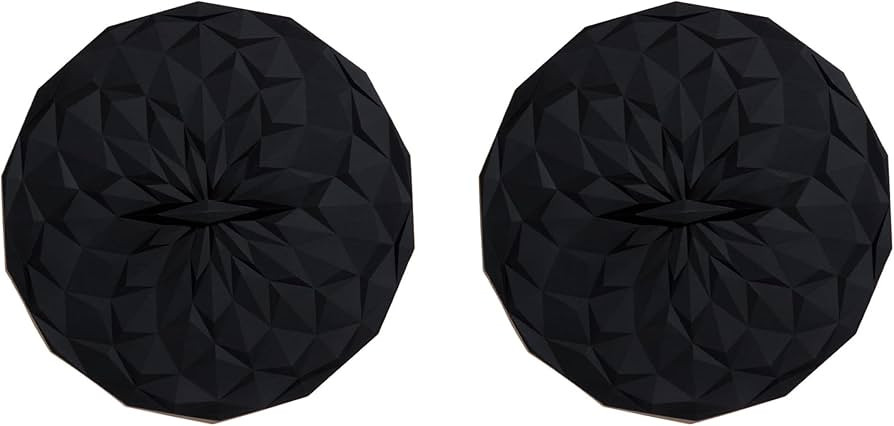 GIR: Get It Right Premium Silicone Round Lid, 4 Inches, Black, 2 Pack | Amazon (US)