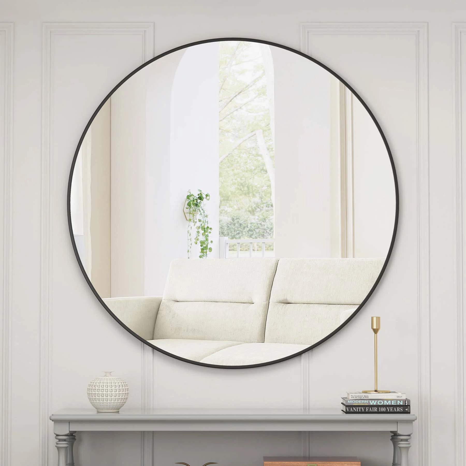 Jeison Metal Round Mirror | Wayfair North America