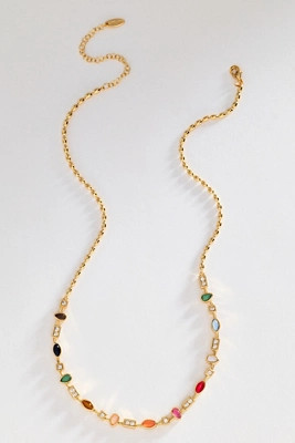 Mixed Up Gemstone Necklace | Anthropologie (US)