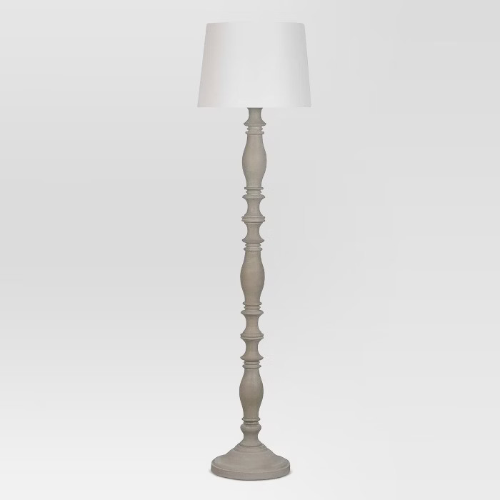 Turned Wood Floor Lamp (Includes Energy Efficient Light Bulb) - Threshold™ | Target