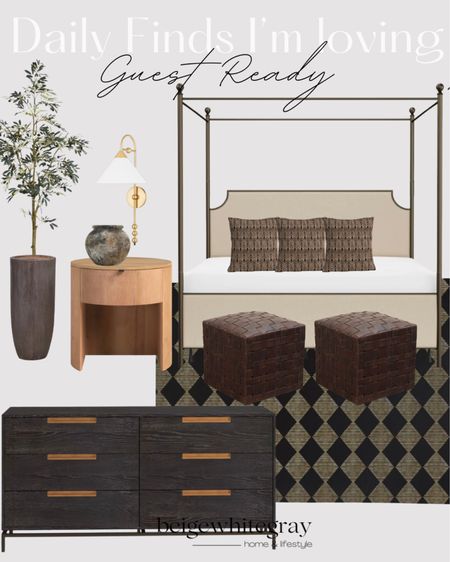 Wayfair / Wayday is here! Love this moody bedroom for a guest or for your primary bedroom. Check out the details here! Beigewhitegray 

#LTKsalealert #LTKhome #LTKstyletip