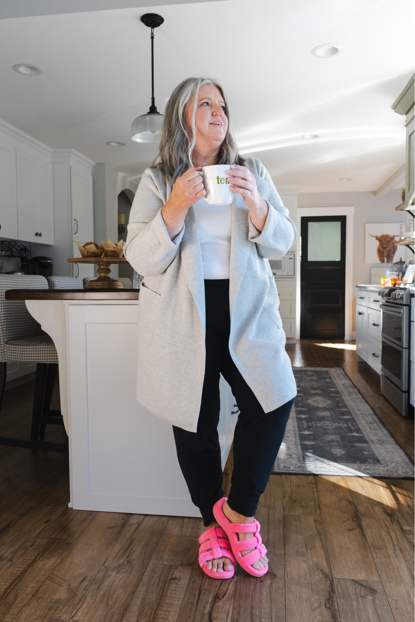 Cozy loungewear for full figured women including Vionic Snooze slippers on cyber sale. 

#plussize #midsize #midsizestyle #blackjoggeroutfitidea #jcrewcoatigan

#LTKSeasonal #LTKcurves #LTKGiftGuide