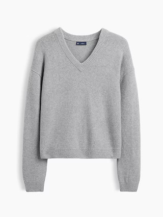 CashSoft Oversized V-Neck Sweater | Gap (US)