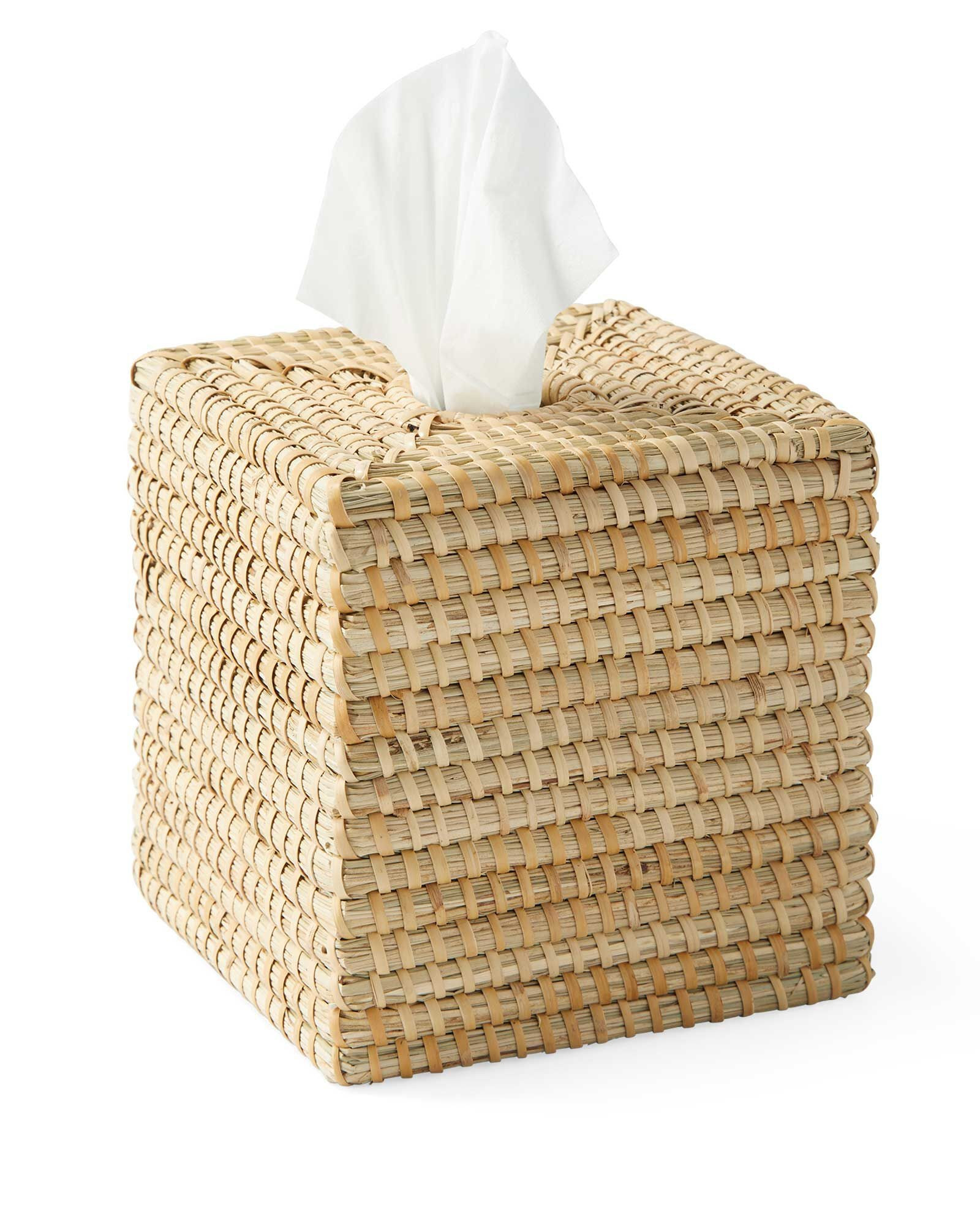 La Jolla Tissue Holder - Natural | Serena and Lily