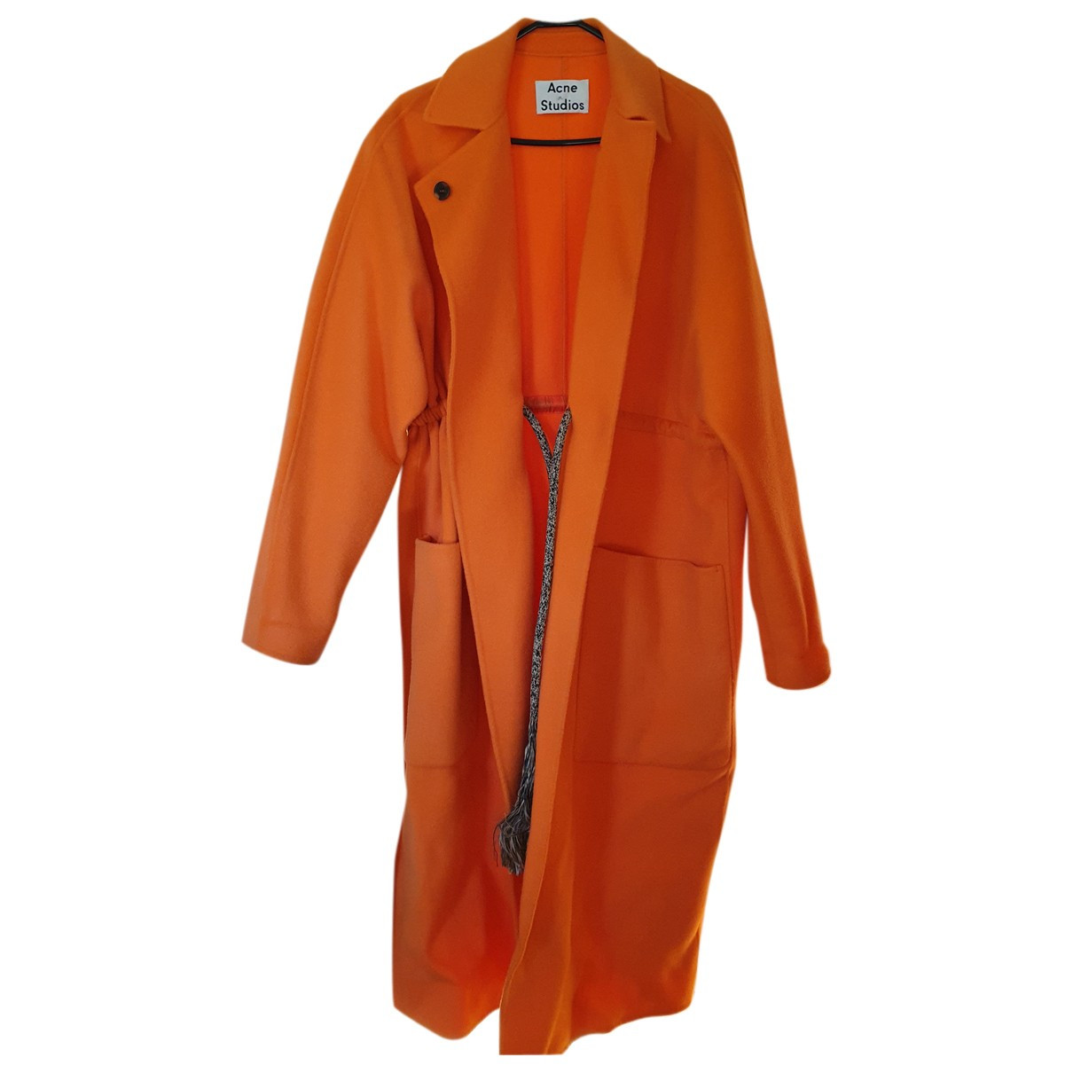 Acne Studios Orange Wool Coats | Vestiaire Collective (Global)