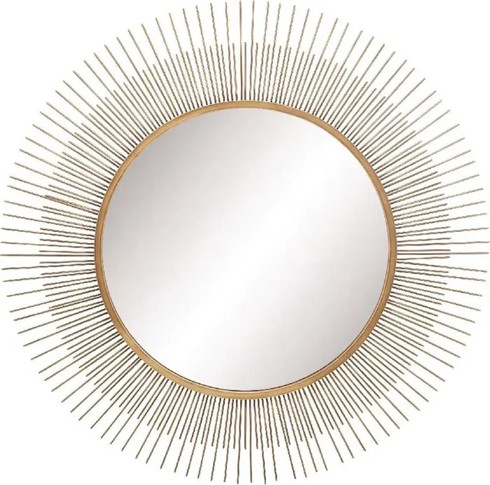 Gold Modern Radial Wall Mirror | Nordstrom Rack