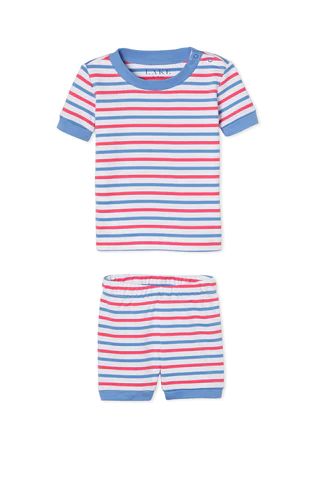 Baby Shorts Set in Sail | Lake Pajamas