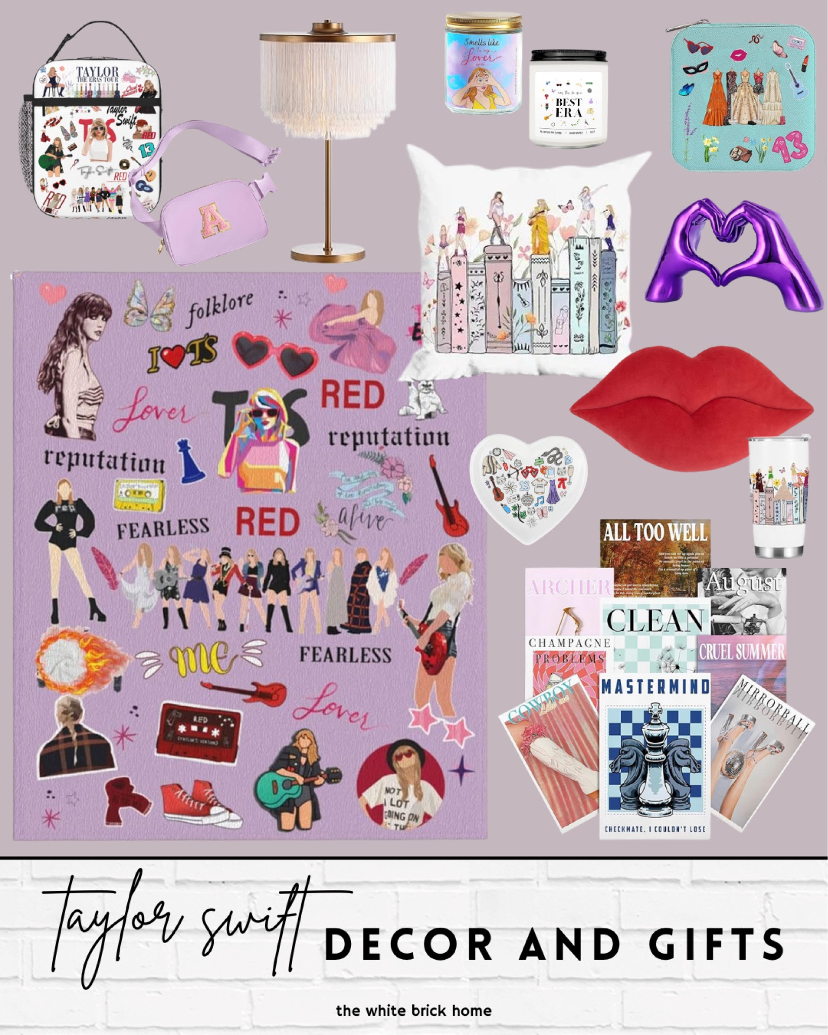 So many fun Taylor swift themed bedroom decor items from Amazon ❤️

Girls room, girls bedroom, bedroom decor, girls room home decor, girls room bedding, girls room wall art, girls room lamp, girls room wall art, Taylor swift themed bedroom, Taylor swift themed bedroom ideas, Taylor swift gift ideas, Taylor swift bedroom decor, Taylor swift gift guide, Amazon. 

#LTKFamily #LTKHome #LTKKids