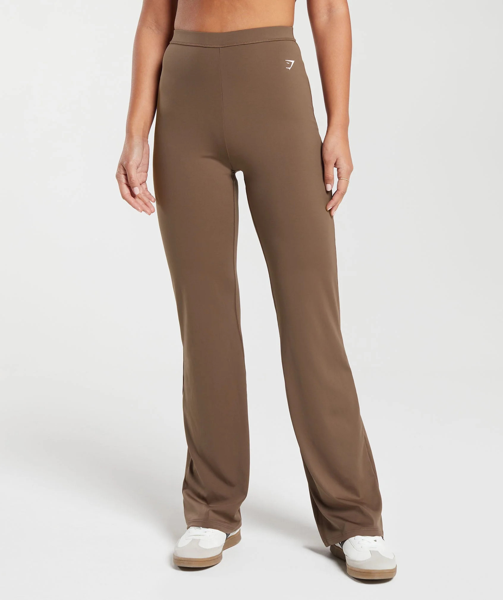 Gymshark Everyday Regular Flared Leggings - Soft Brown | Gymshark US