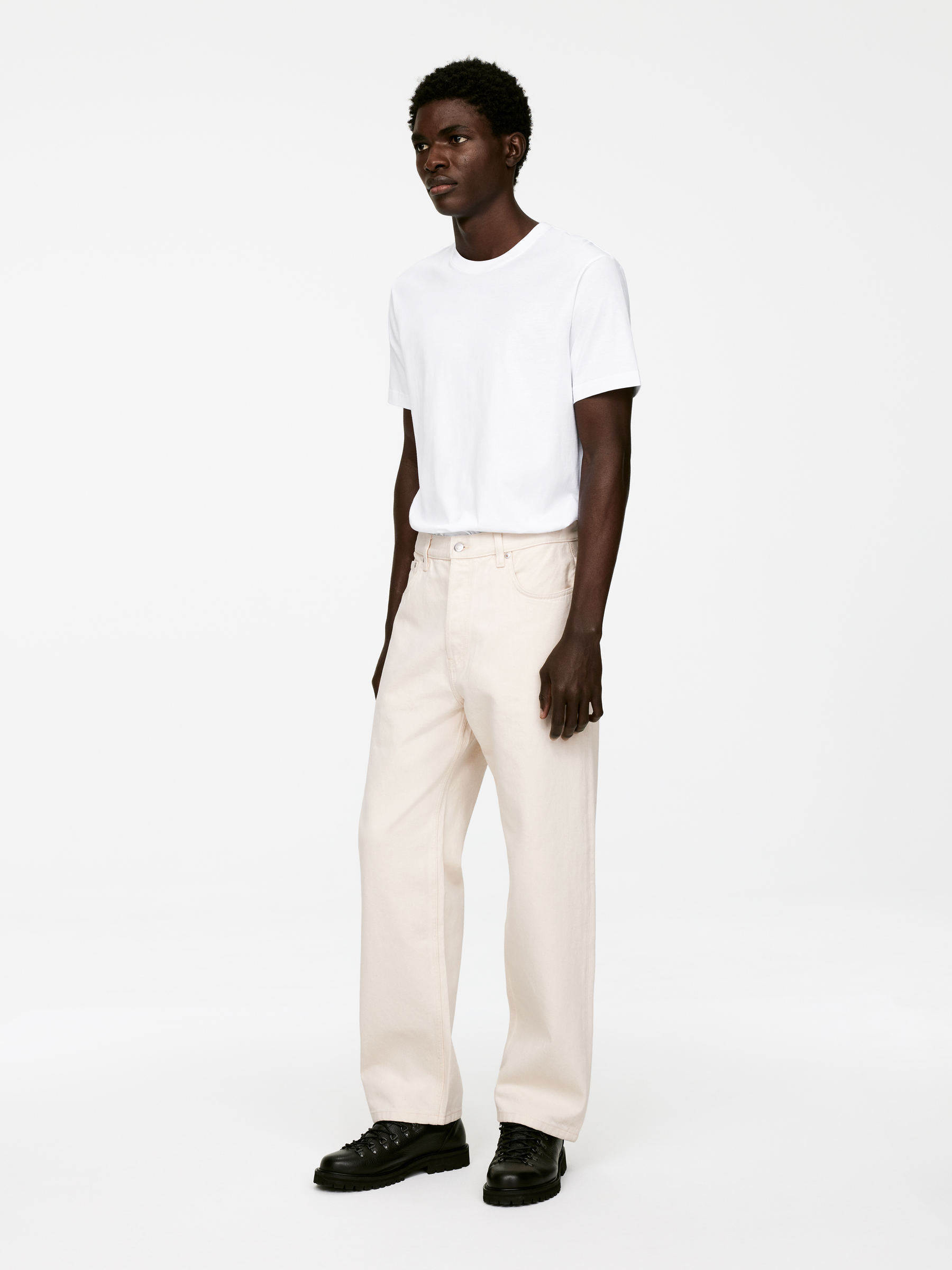 MIST Wide Jeans – Ecru – Herren – ARKET DE | Arket EU