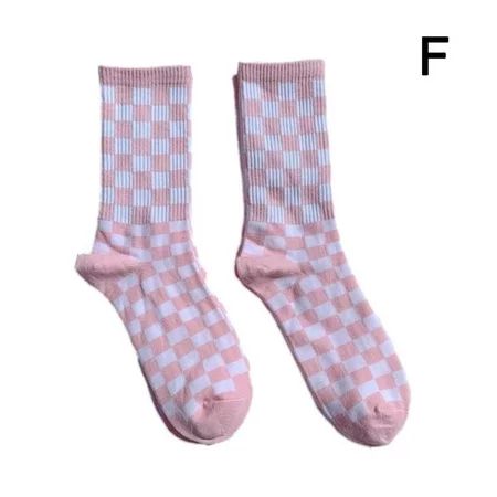 Trend Women Checkerboard Socks Checkered Socks Men Cotton Hop Unisex Socks 8Y6R O3L7 | Walmart (US)