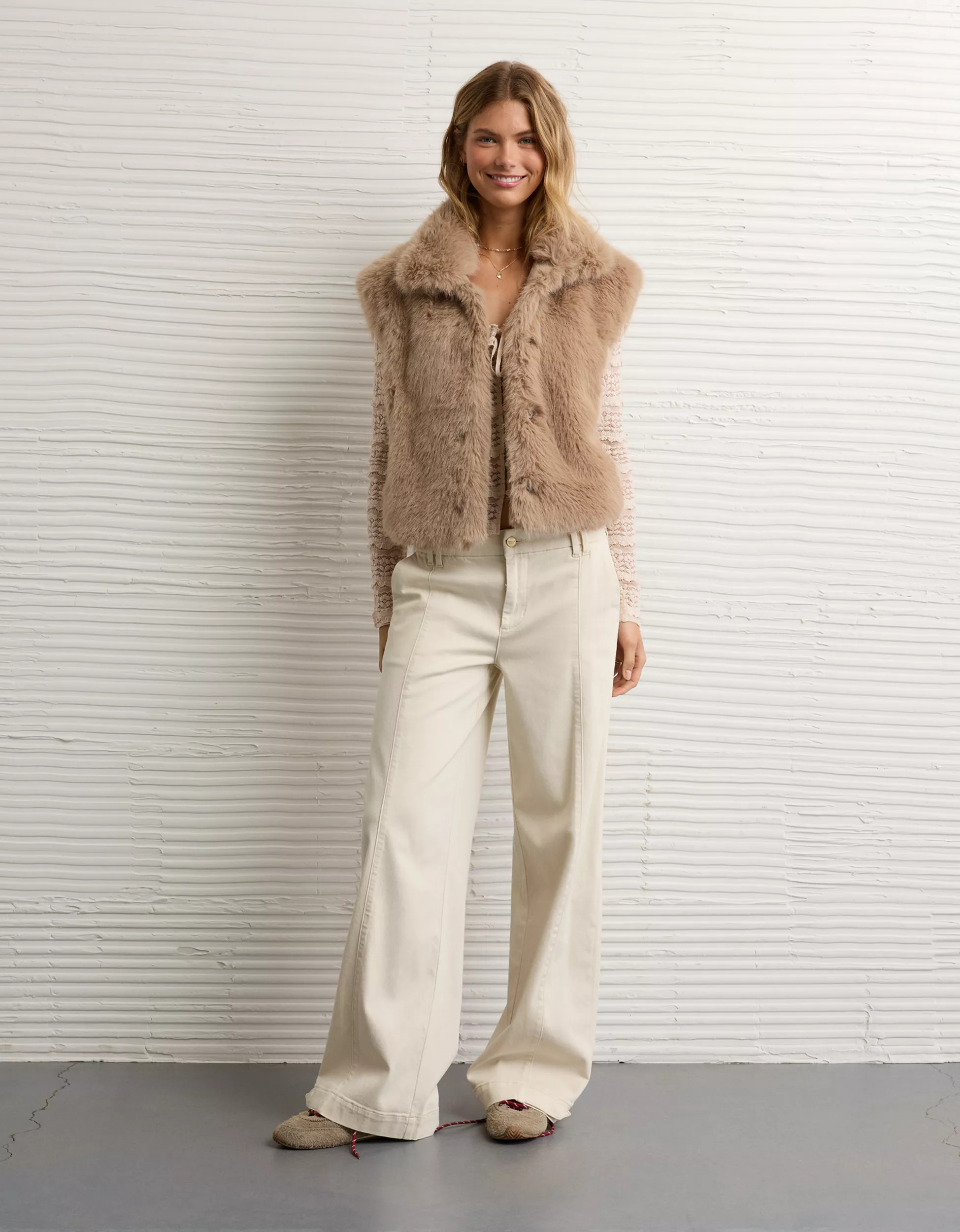 AE Faux Fur Vest | American Eagle Outfitters (US & CA)