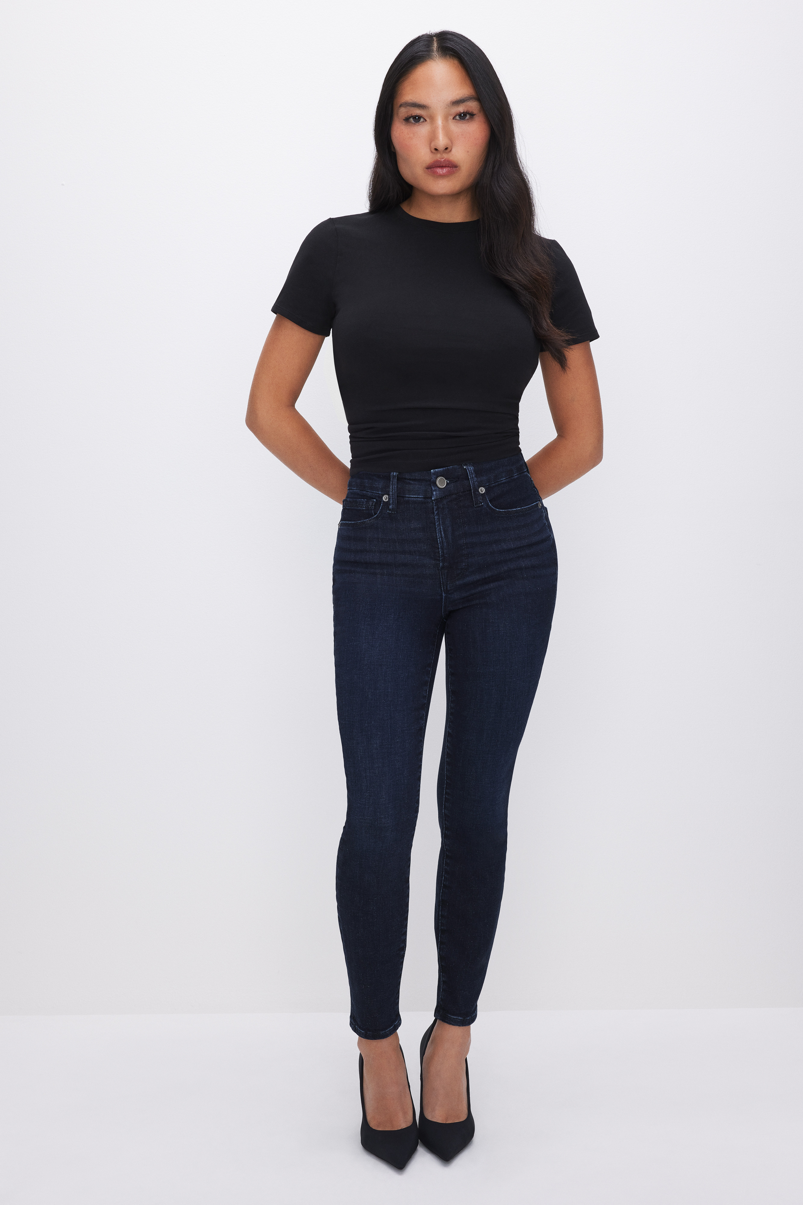 GOOD PETITE SKINNY JEANS | Good American