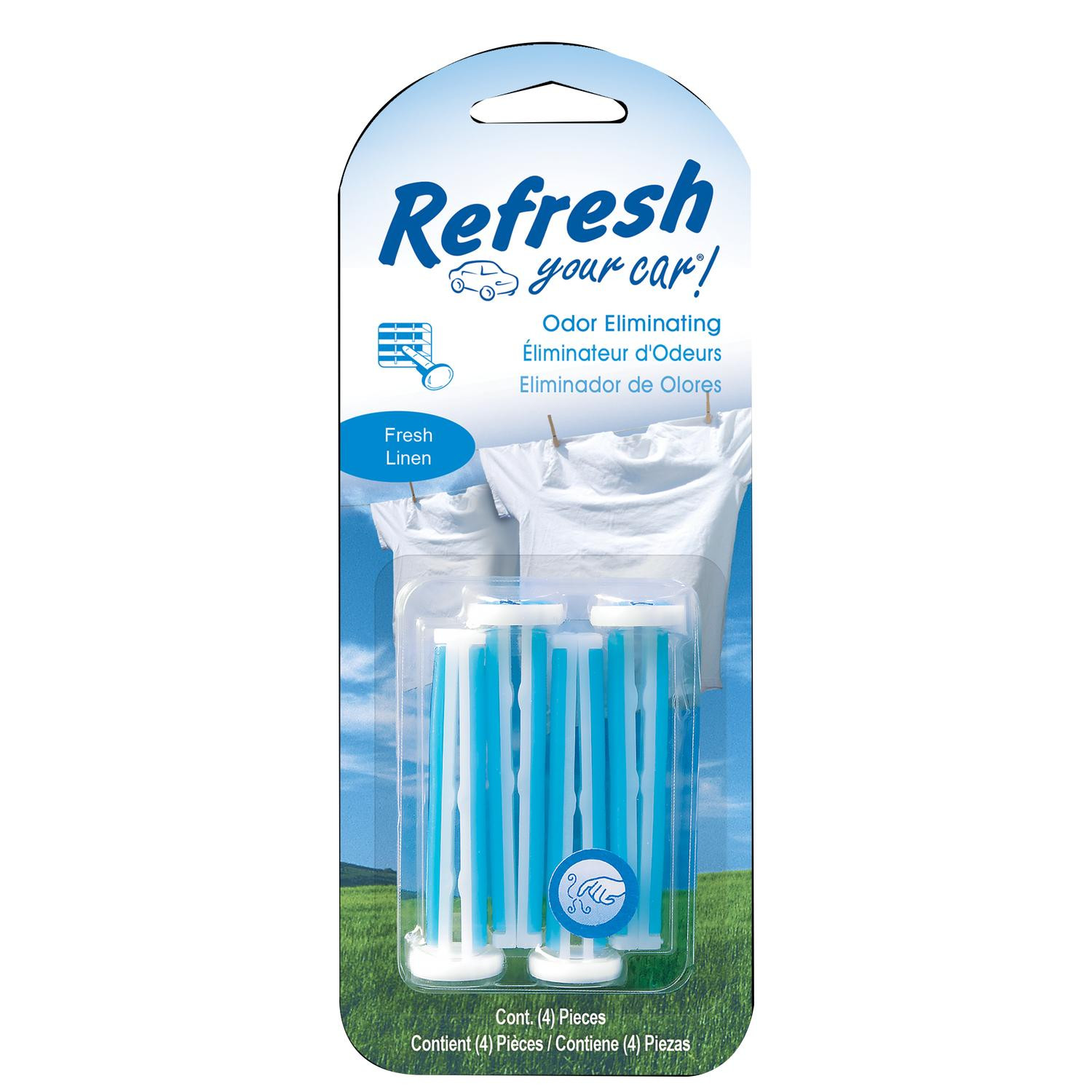 Refresh Your Car! Fresh Linen CS Scent Car Vent Clip 0.7 oz Solid | Ace Hardware