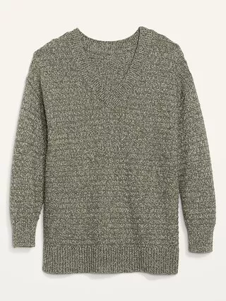 Mock-Neck Heathered Cable-Knit … curated on LTK