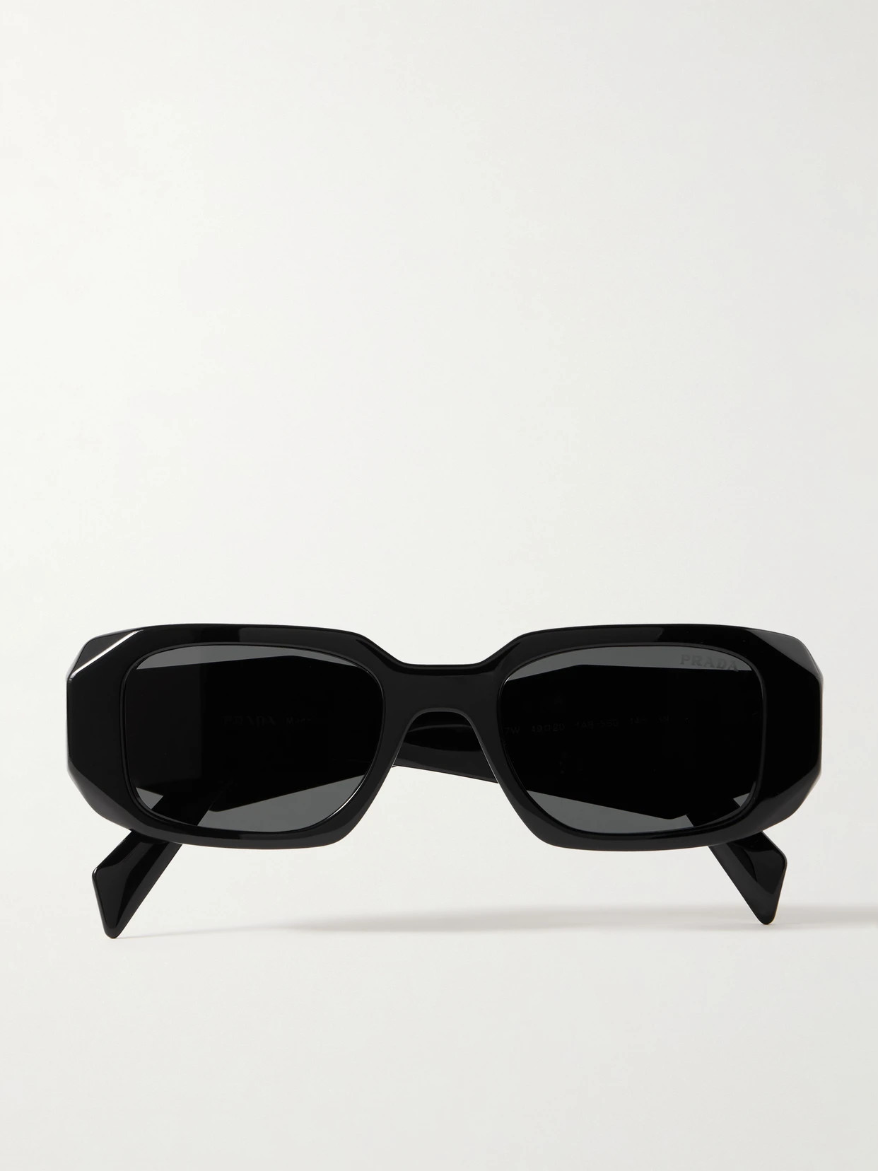 Prada Eyewear - Square-frame Acetate Sunglasses - Black - One size | NET-A-PORTER APAC