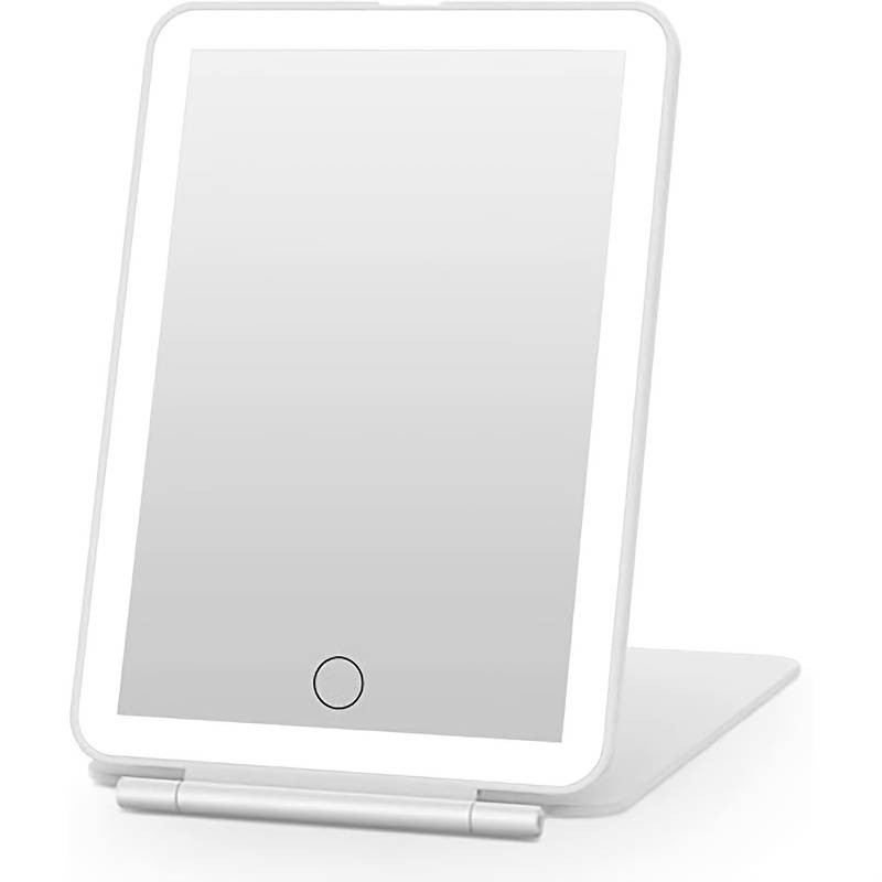 LED Foldable Travel Makeup Mirror - 3 Colors Light Modes USB Rechargeable Touch Screen, Portable ... | Temu Affiliate Program