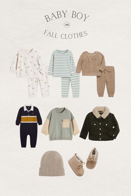 Fall clothes under $50 for baby boys! Polo romper, cute sets, sherpa corduroy jacket, etc 

#LTKbaby