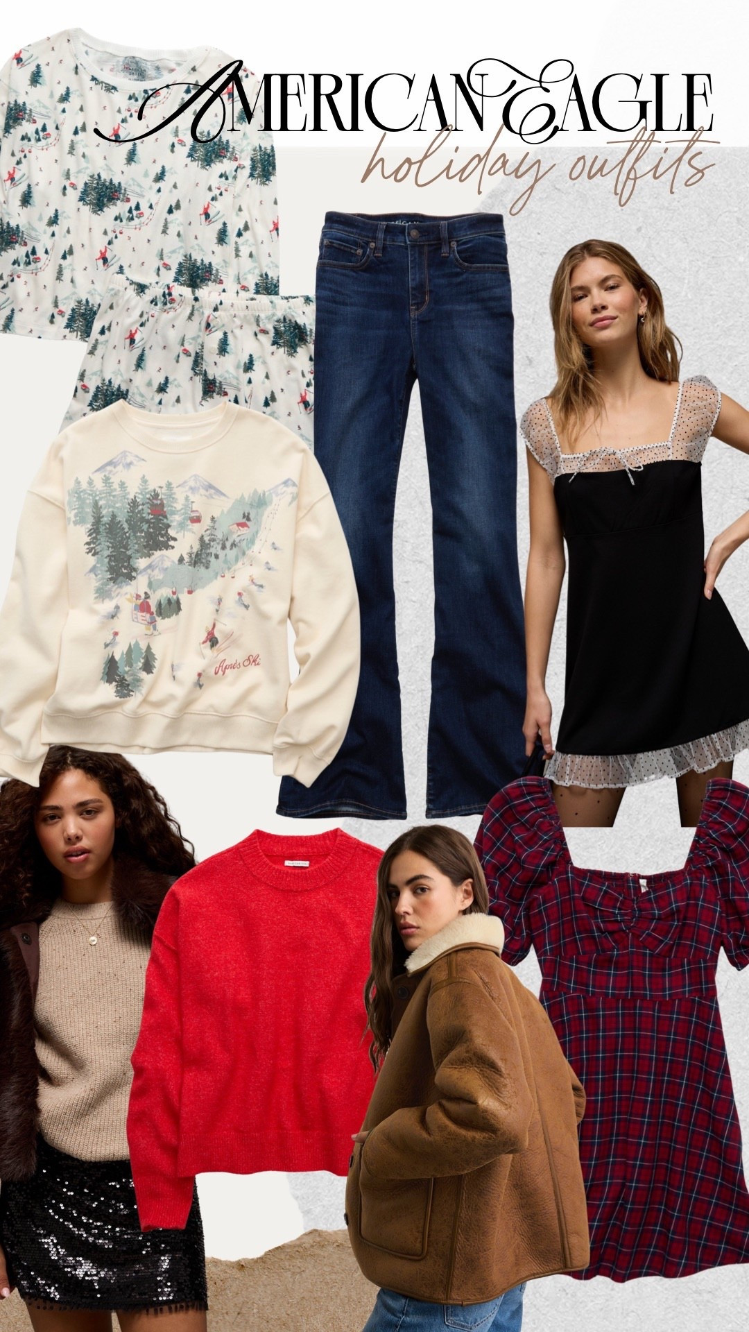 🆕 holiday arrivals from @americaneagle all on sale!!! Wearing XS/0 in all. #AEPartner

#LTKGiftGuide #LTKHoliday #LTKSaleAlert