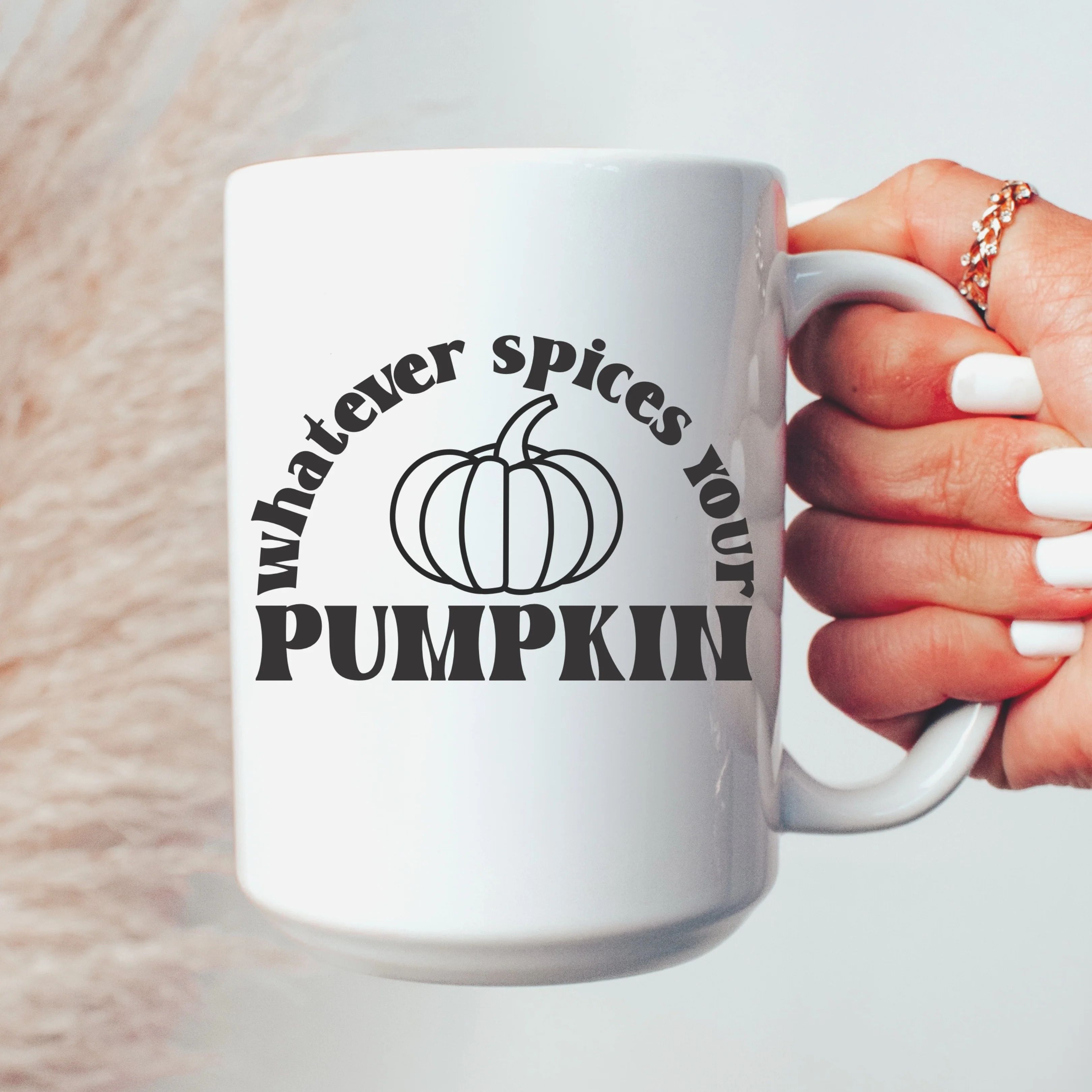 Whatever Spices your Pumpkin Mug | Sweet Mint Handmade Goods
