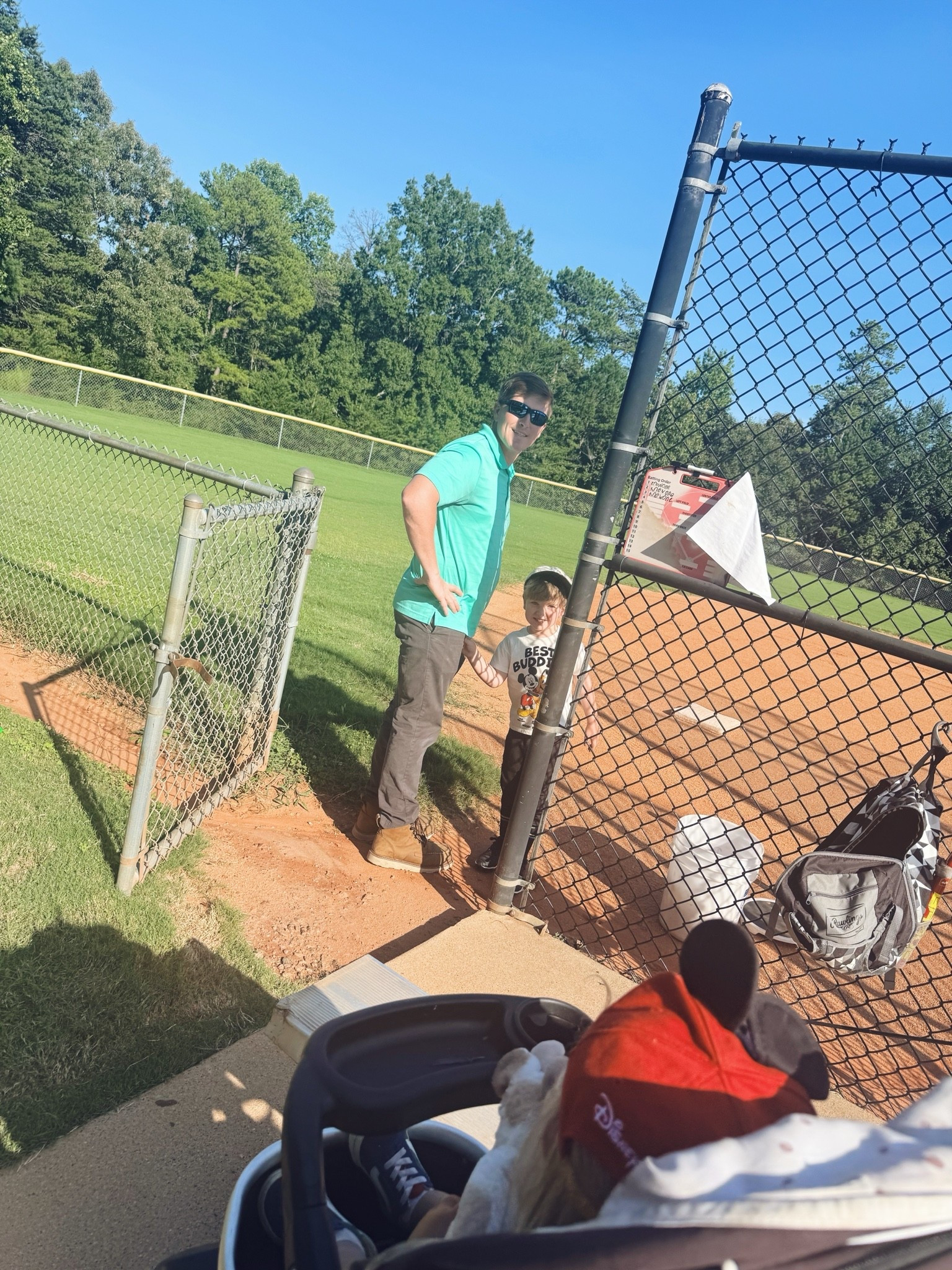 And tonight’s been spent on the ballfield 🏟️ with “Daddy Coach” 🧢 and these baseball ⚾️ lovin’ boys!!! 👶🏼❤️