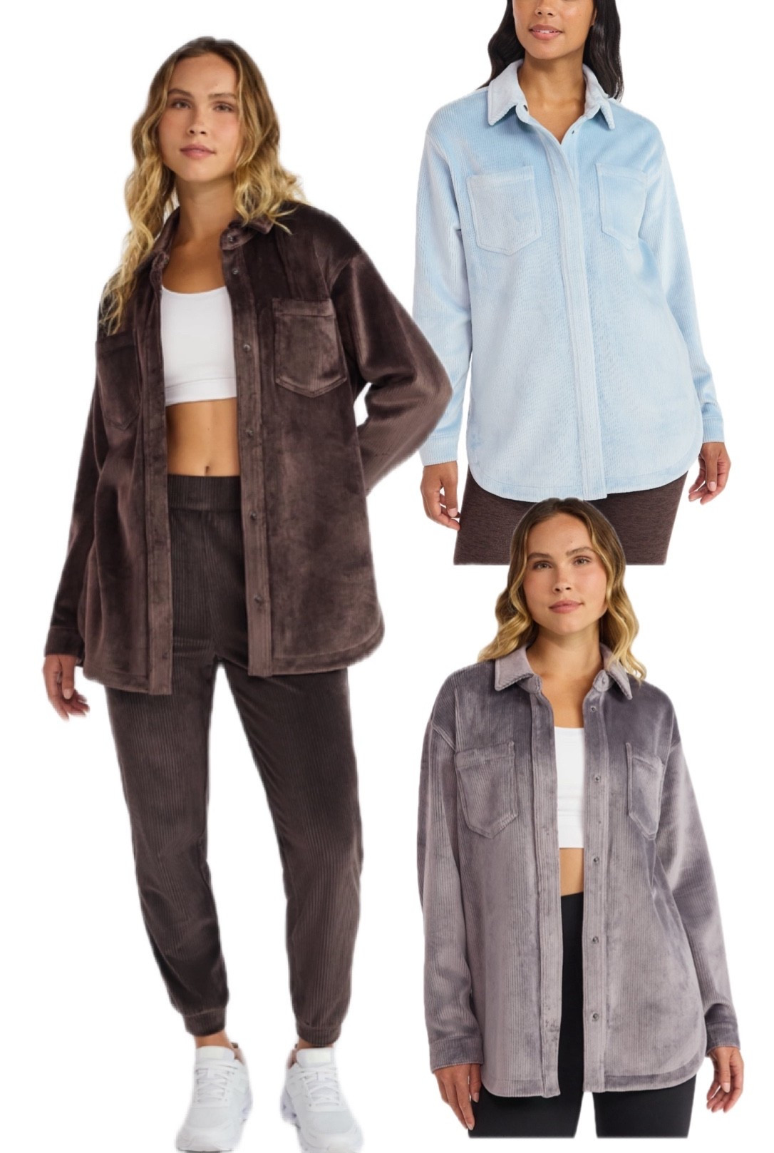 Avia Cord Velour Shacket

#LTKActive #LTKStyleTip #LTKFindsUnder50