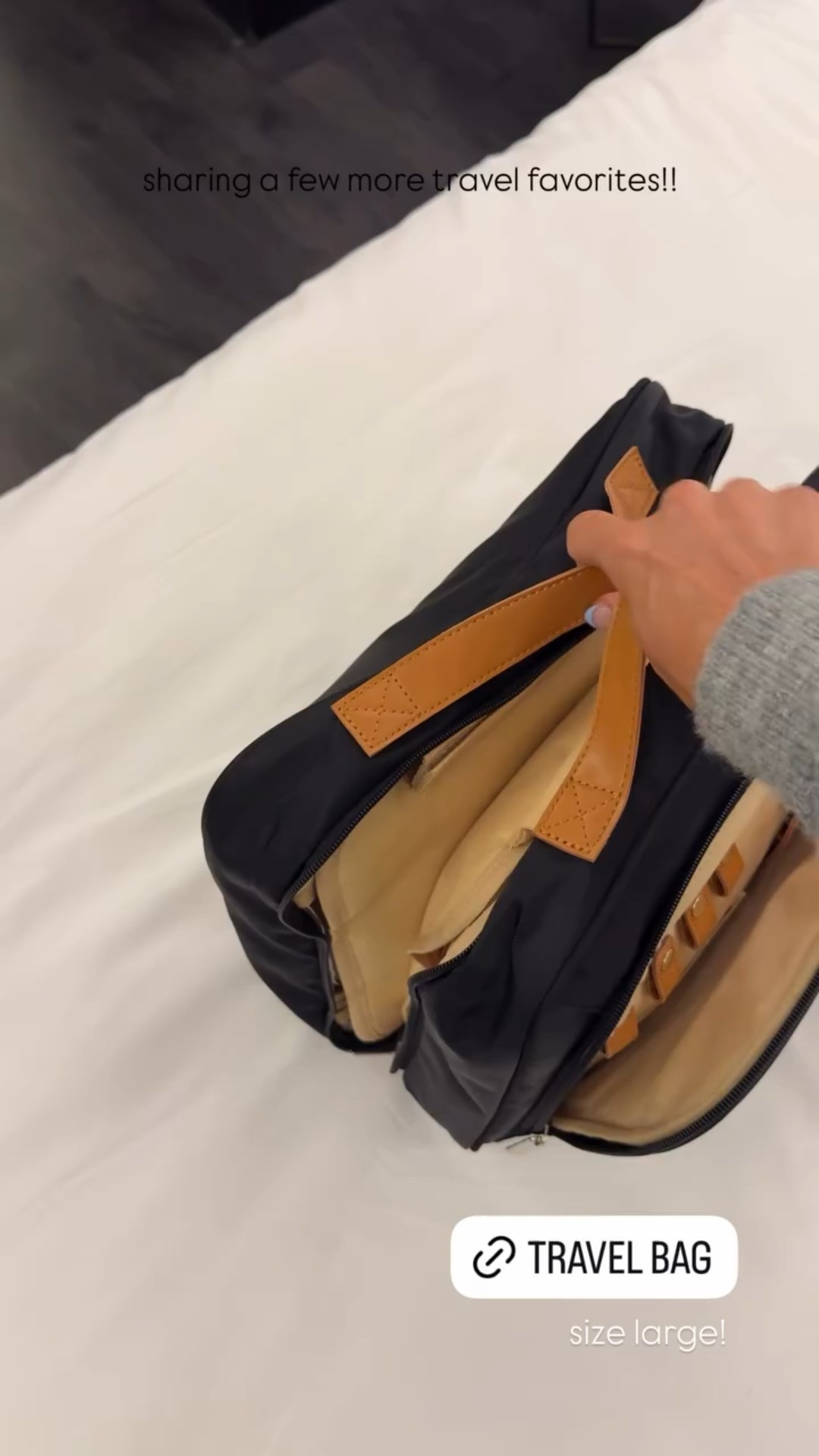 Hehe sharing a few more travel favorites!! size large!

Travel must haves, travel bag, travel essentials

#LTKTravel