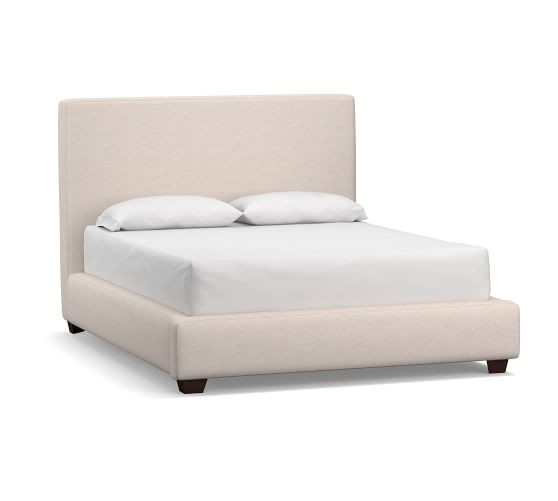 Big Sur Upholstered Platform Bed | Pottery Barn (US)