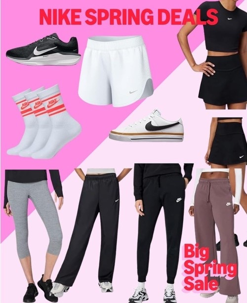Stepping into spring the right way 🌸👟 Nike deals are too good to pass up right now—fresh kicks, activewear, and everyday essentials all on sale 🙌 Don’t wait, the best styles go FAST 🏃‍♀️💨

#nikedeals #springsale #nikefinds #salealert #amazondeals #springstyle #athleisurewear #womensactivewear #dealoftheday #onsale #nikeoutfits #comfystyle #fitnessstyle #springfashion #trendingdeals #shopnow #ltkfinds #affordablefashi

#LTKfitnessgoals #LTKSaleAlert #LTKActive